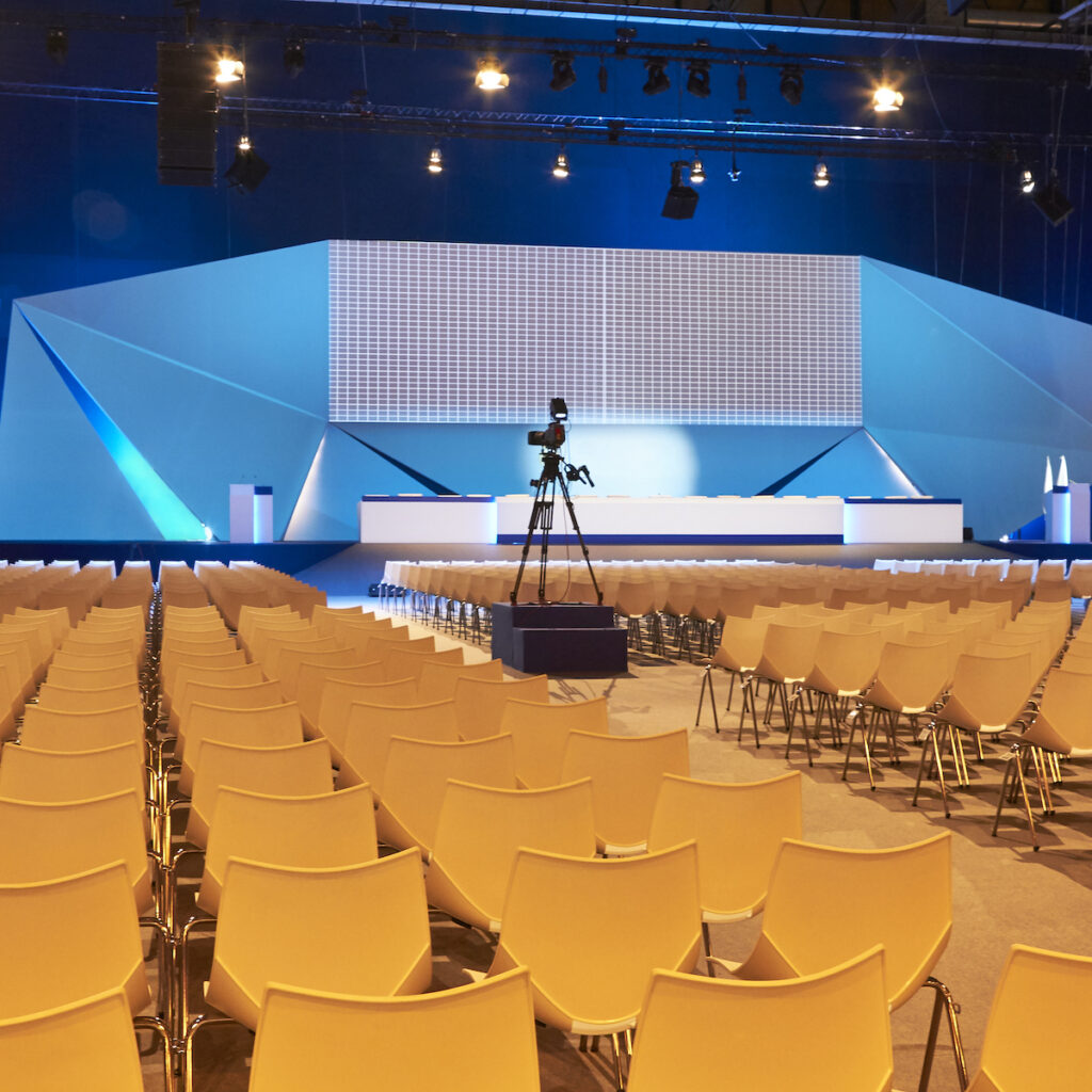 Corporate events with high-quality audiovisual solutions