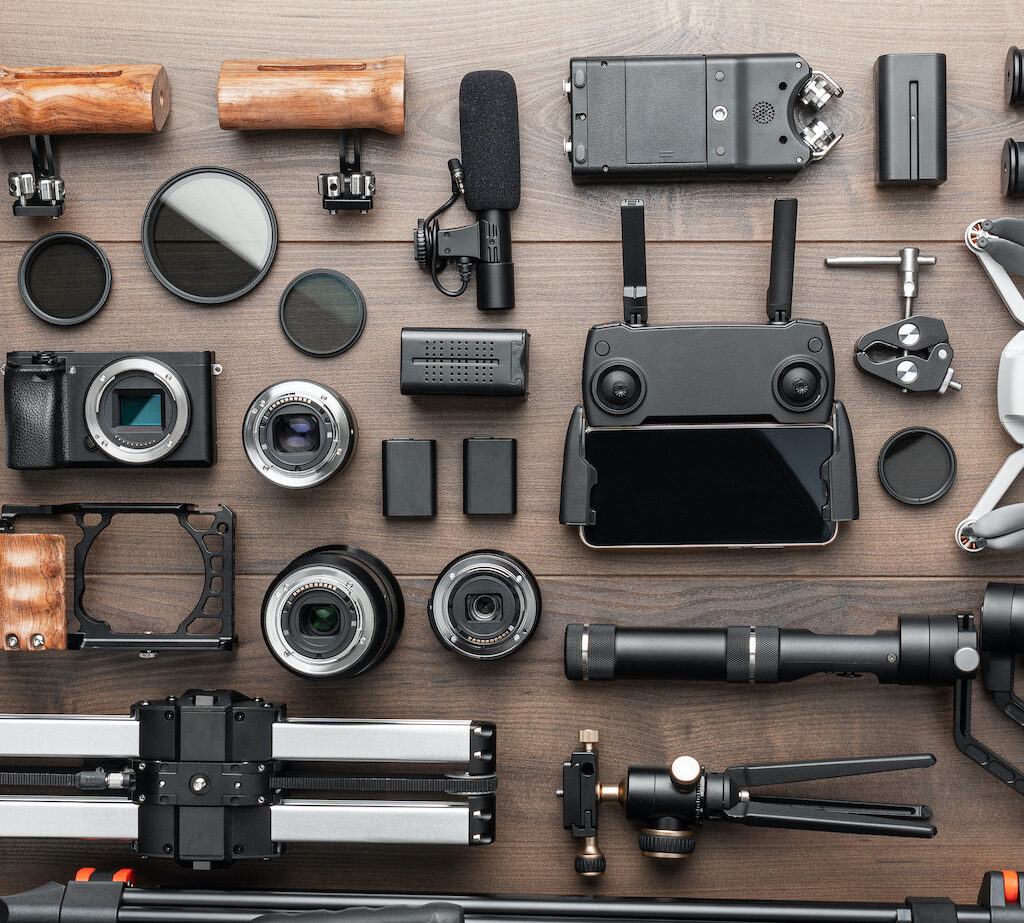 What equipment do you need to record professional videos?